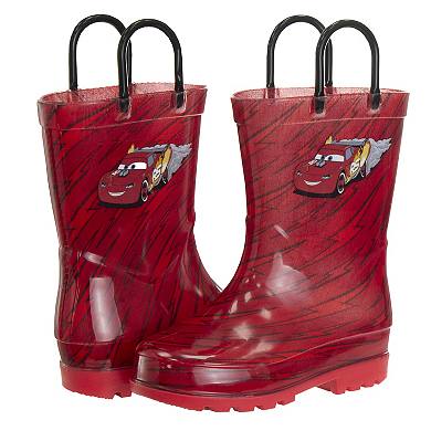 Disney / Pixar's Cars Lightning McQueen Kids' Waterproof Rain Boots