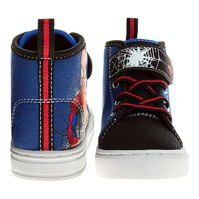 Marvel Spider-Man Kid Boys' Hi-Top Canvas Sneakers