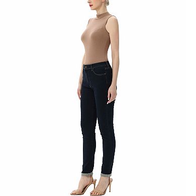 Women's Phistic Turtleneck Sleeveless Bodysuit