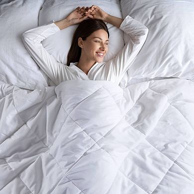 Sharper Image Cooling Touch Oversized Down Alternative Comforter