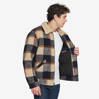 Men's Levi's® Wool Blended Depot Jacket with Sherpa Collar