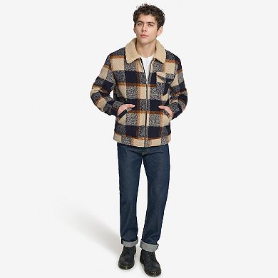 Men's Levi's® Wool Blended Depot Jacket with Sherpa Collar