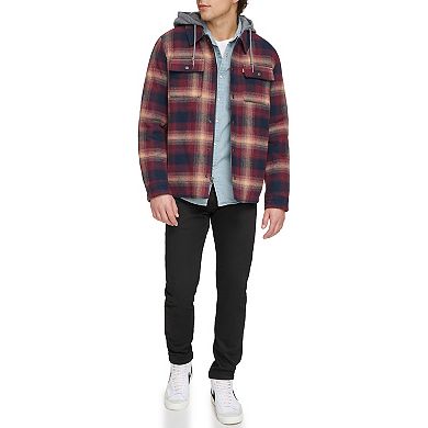 Men's Levi's® Shirt Jacket with Fleece Hood