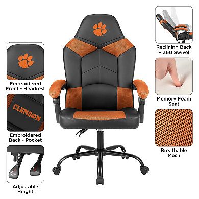 NCAA Clemson Tigers Oversized Office Chair