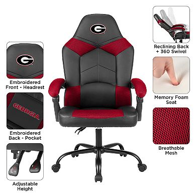 NCAA Georgia Bulldogs Oversized Office Chair