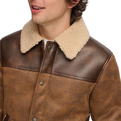 Men's Levi's Faux Leather Shearling Western Jacket