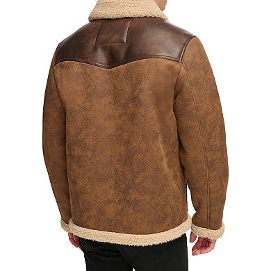 Men's Levi's Faux Leather Shearling Western Jacket