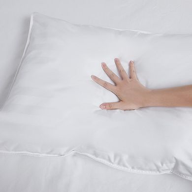 DOWNLITE Down Alternative Extra Thin, Flat & Soft Pillow for Stomach Sleepers