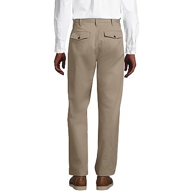 Men's Lands' End Knockabout Pleated Wide Leg Chino Pants