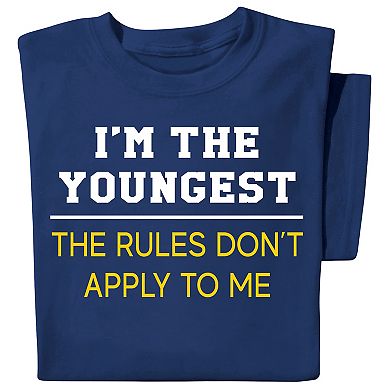 Collections Etc Oldest Middle Youngest Order Siblings Rules T-shirt