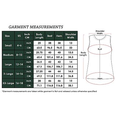 Women's Casual Sleeveless Crew Neck Solid T-shirts Summer Tops