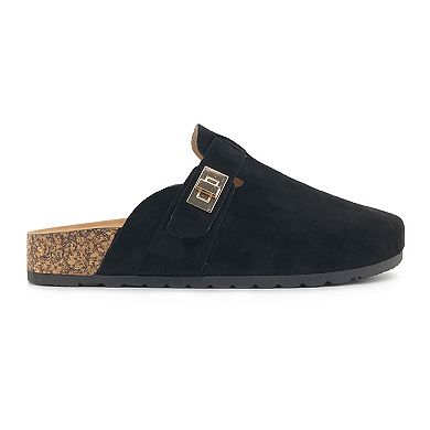 Yoki Gila-103 Women's Faux Suede Slip On Clog