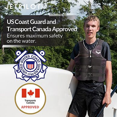 JET PILOT Fleet Neoprene Life Jacket, U.S. Coast Guard & Transport Canada Approved Life Vest