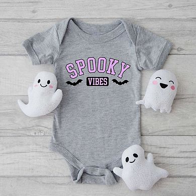 Spooky Vibes Bats Baby Bodysuit
