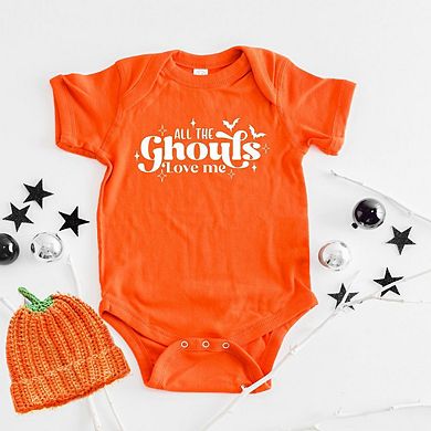 All The Ghouls Love Me Diamonds Baby Bodysuit