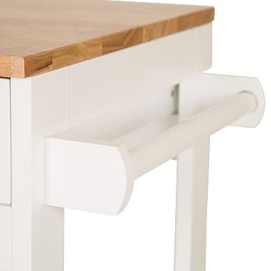 Glitzhome Kitchen Island With Storage