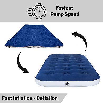 Continental Sleep, 8.5" Durable Inflatable Air Mattress With Comfort Coil Technology