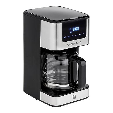 West Bend Stainless Steel 12-Cup Hot & Iced Coffee Maker