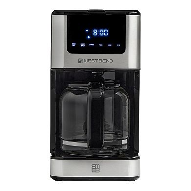 West Bend Stainless Steel 12-Cup Hot & Iced Coffee Maker