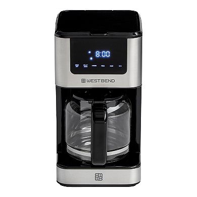 West Bend Stainless Steel 12-Cup Hot & Iced Coffee Maker