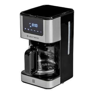 West Bend Stainless Steel 12-Cup Hot & Iced Coffee Maker