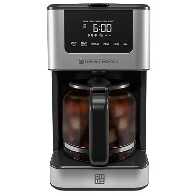 West Bend Stainless Steel 12-Cup Hot & Iced Coffee Maker