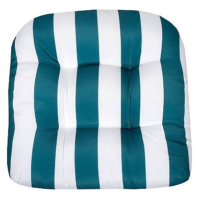 Sweet Home Havana Striped Tufted Patio Seat Cushion 12-pk.