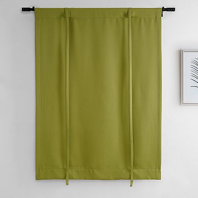 EFF Solid Room Darkening Tie-Up 1 Window Shade Panel