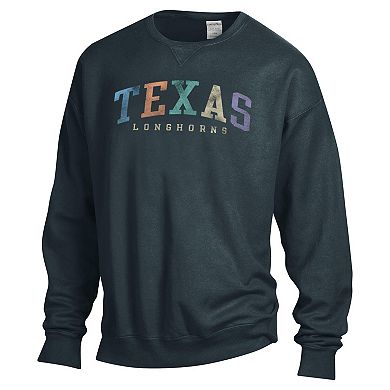 Unisex ComfortWash Gray Texas Longhorns Oversized Pullover Sweatshirt