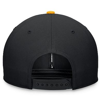 Men's Nike Black/Gold Pittsburgh Pirates Evergreen Two-Tone Snapback Hat