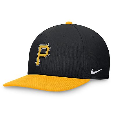 Men's Nike Black/Gold Pittsburgh Pirates Evergreen Two-Tone Snapback Hat