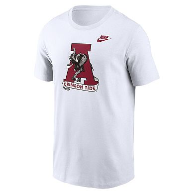 Men's Nike White Alabama Crimson Tide Legacy Alternate Logo T-Shirt