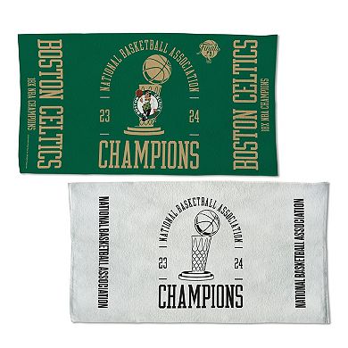 WinCraft Boston Celtics 18-Time NBA Finals Champions Locker Room 22'' x 42'' Two-Sided Towel