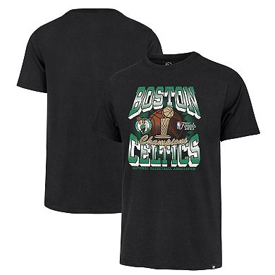 Men's '47 Black Boston Celtics 2024 NBA Finals Champions Retro Franklin T-Shirt