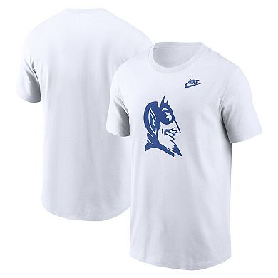 Men's Nike White Duke Blue Devils Legacy Alternate Logo T-Shirt