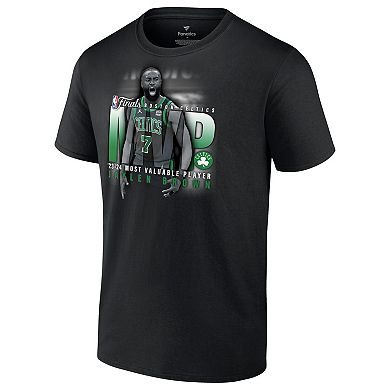 Men's Fanatics Jaylen Brown Black Boston Celtics 2024 NBA Finals Champions MVP Big & Tall T-Shirt