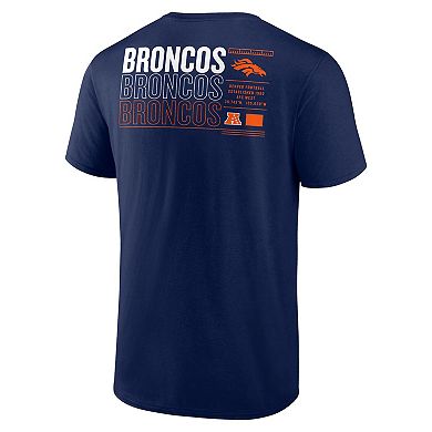 Men's Fanatics Navy Denver Broncos Repeat Stats T-Shirt