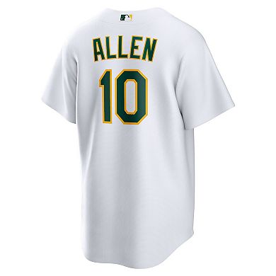 Men's Nike Nick Allen White Oakland Athletics Home Replica Jersey