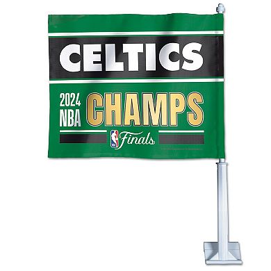 WinCraft Boston Celtics 2024 NBA Finals Champions 11.75'' x 14'' Double-Sided Car Flag