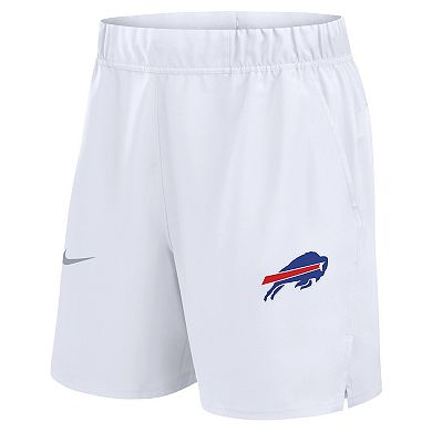 Men's Nike White Buffalo Bills Blitz Victory Performance Shorts