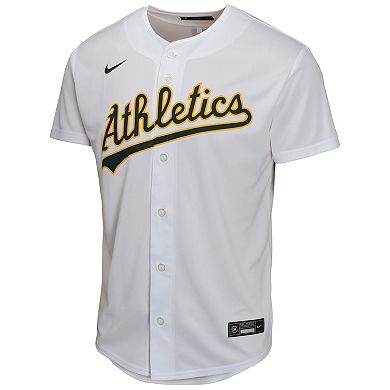 Youth Nike Zack Gelof Gray Oakland Athletics Home Game Player Jersey