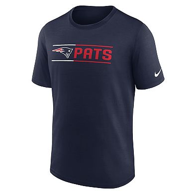 Men's Nike Navy New England Patriots Exceed Performance T-Shirt