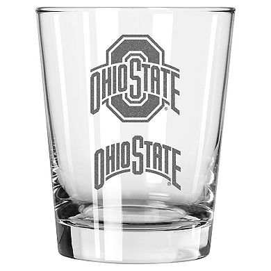 The Memory Company Ohio State Buckeyes 2-Pack 15oz. Double Old Fashioned Glass Set