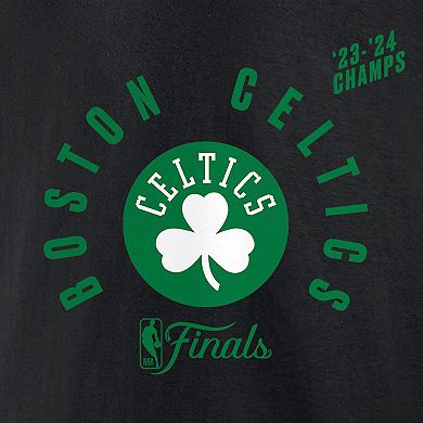 Men's Fanatics Black Boston Celtics 2024 NBA Finals Champions Drive to the Hoop Long Sleeve T-Shirt