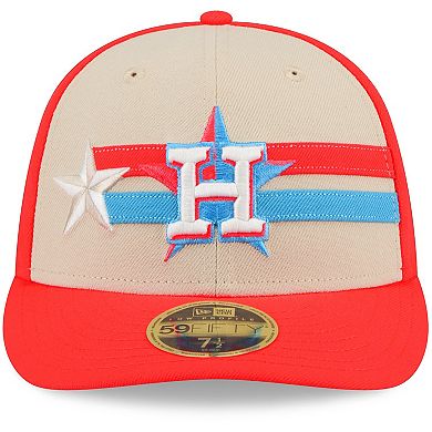 Men's New Era  Cream Houston Astros 2024 MLB All-Star Game  Low Profile 59FIFTY Fitted Hat