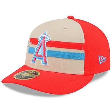 Men's New Era  Cream Los Angeles Angels 2024 MLB All-Star Game  Low Profile 59FIFTY Fitted Hat