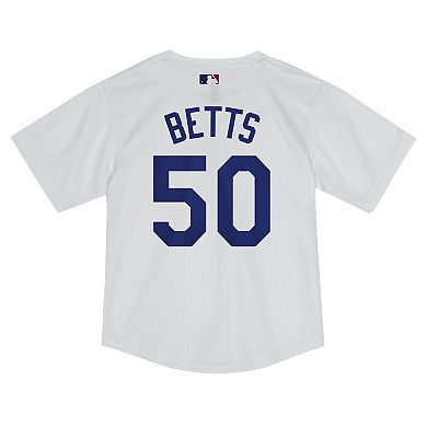 Toddler Nike Mookie Betts White Los Angeles Dodgers  Game Jersey