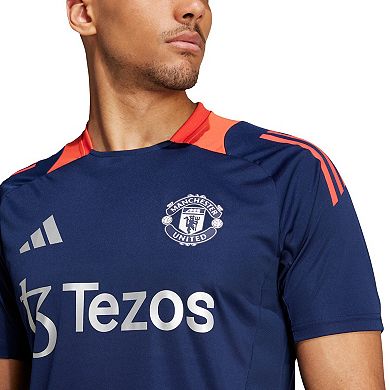 Men's adidas Navy Manchester United 2024/25 AEROREADY Training Jersey