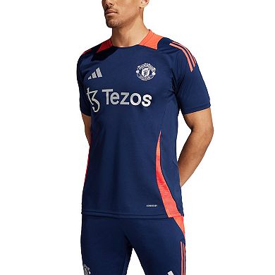 Men's adidas Navy Manchester United 2024/25 AEROREADY Training Jersey