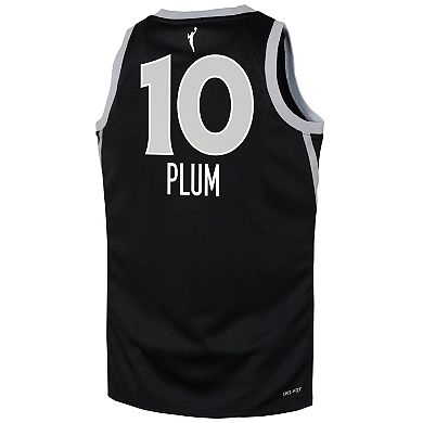 Youth Nike Kelsey Plum Black Las Vegas Aces Explorer Edition Player Jersey